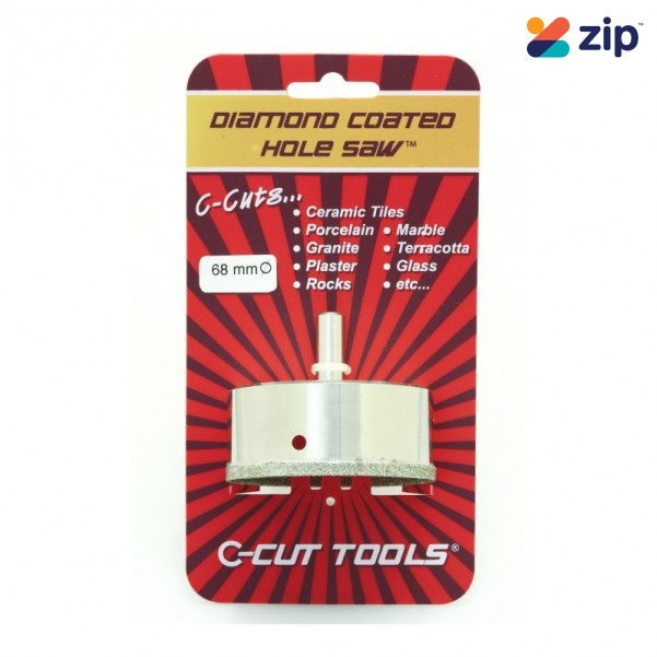 C-CUT TOOLS DCHS68S - 68mm Diamond Coated Hole Saw Holesaws